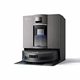 ECOVACS X11 OMNICYCLONE Saugroboter mit Wischfunktion, Blast & 19.500 Pa, ultraschnelles Akkuladen, OZMO Roller, Klettern 4cm, Ausfahrender Wischmopp, PureCyclone 2.0 Auto-Entleerung, Schwarz Braun