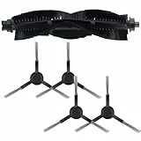 Seitenbürste und Rollenbürste, kompatibel mit Wyze Roboter-Staubsauger WVCR200S, verbesserte Reinigungstechnologie