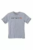 Carhartt Core Logo T-Shirt S/S - T-Shirt, heather grey 034, XXL