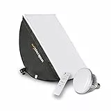 Walimex Pro Softbox 40 x 60 cm 60 W Bi Color LED. Leistungsstarkes Dauerlicht Inklusive Diffusor Und Fernbedienung. Farbtemperatur 3.000 – 6.000 K. Für Profi-Fotos Und Videos. Neigbar