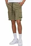 Urban Classics Herren Drawstring Cargo Shorts Cargos, Olive, L