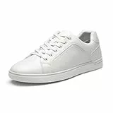 Bruno Marc Herren Schnürhalbschuhe Schuhe Turnschuhe Walkingschuhe Mode Lace-up,Size 42,Weiss,SBFS211M