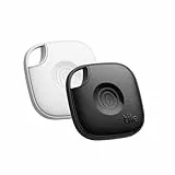 Tile by Life360 Mate - Bluetooth-Tracker, Schlüssel- und Gegenstandsfinder für Schlüssel, Taschen und mehr. Handy-Finder. iOS- & Android-kompatibel. Handy-Finder. 2er-Pack (Schwarz/Weiß)