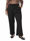 Zizzi Damen Große Größen Hose Lockere Passform Taschen Gr. Gr XL Black