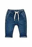 Noppies Baby - Jungen Boys Denim Pants Gudar Relaxed Fit Hose, Blue Denim - P327, 56 EU