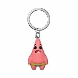 Funko Pop! Keychain: Spongebob Squarepants - Patrick Star mit Wedgie - Neuartiger Schlüsselanhänger - Vinyl-Minifigur Zum Sammeln - Strumpffüller - Geschenkidee - Offizielle Handelswaren - Minifigur