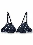 Sanetta Mädchen-Soft Cup Bra Dunkelblau Dots | Bequemer und angenehmer BH ohne Bügel für Mädchen aus einem Baumwoll-Mix. Unterwäsche für Mädchen 70A