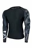 HUGE SPORTS Wildes Tier Sonnenschutz Schnelltrocknend Kompression Rash Guard Gefütterte Kobra L