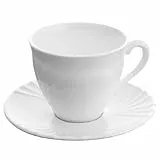 Dajar Kaffee-Set CADIX 6 TLG, Glas, Weiß, 41,5 x 15,3 x 9,1 cm, 12-Einheiten