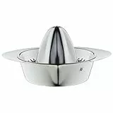 WMF Gourmet Zitruspresse manuell 9 cm, Limettenpresse, Cromargan Edelstahl mattiert, Saftpresse für Zitronen, Limetten, Apfelsinnen, Orange, Grapfruit