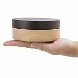 Aschenbecher mit Deckel, VViN Aschenbecher für Zigaretten Windaschenbecher für Innen und Außen, Holz + Edelstahl Liner Aschenbecher für Home Office Garten Dekoration