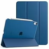 TiMOVO Hülle für iPad Air 11 Zoll (M4 2026/M3 2025/M2 2024), iPad Air 5/4 Gen 10,9-Zoll (2022/2020), Schlank Schutzhülle mit Transparenter Rückseite, Auto Schlaf/Aufwach, Abyss Blau