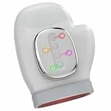 Hand-Massagegerät mit Wärme und Kompression Relief, Wiederaufladbare Hand Massagegerät Elektrisch mit 3 Massage 3 Temperaturen, 5 Presse Ebenen Therapie Handschuh, ideale Geschenke für Frauen Männer