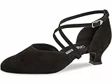 Diamant TANZSCHUHMANUFAKTUR Damen 048-112-001 Tanzschuh, Schwarz, 39 1/3 EU X-Weit