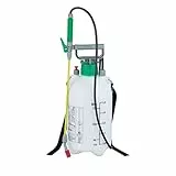Relaxdays 2er Set Drucksprüher 5 Liter Sprühdose Schlauch & Gießlanze Pumpwirkung Garten verstellbar weiß
