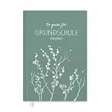 Eine der Guten Grundschulplaner 2026/2027 A4 Hardcover – Lehrerkalender Grundschule 2026 2027 | 2 Lesebänder, 6 Stunden, Beobachtungsbögen | nachhaltig, FSC-Papier, klimaneutral | Mint Weiß mit Blumen