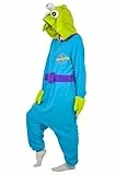 LorranTree Onesie Kostüm Jumpsuit Alien Costume Damen Herren Erwachsene Pajamas Pyjama Tier Außerirdische Weihnachten Halloween Schlafanzug XL