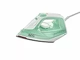 AEG DB 1720 Dampfbügeleisen, 2200 Watt, 90g Dampfstoß, 0-30g Dampf/Min., Restwärmeanzeige, Edelstahl Bügelsohle, Gleitfähigkeit, 250 ml Wassertank, 2 m Kabel, Anti-Kalk System, türkis-weiß