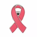 Holibanna Pink Ribbon Pin Brustkrebsbewusstsein Revers Stiftbänder Brosche Pin für Frauen Mädchen Brustkrebs Geschenke