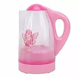 Spielzeug-Wasserkocher Rosa Kleiner elektrischer Wasserkocher Haushaltsspielzeug Kinder realistischer Wasserkocher Küche vorgeben Zubehör Spielen Spielzeug Kinder