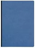 Clairefontaine 795434C Notizbuch, genäht, Rückseite aus Leinen, Blau – A5, 14,8 x 21 cm, 192 Seiten, DOT, helles Papier, 90 g, glänzend, Ledermaserung – Kollektion Age Bag