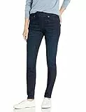 Amazon Essentials Damen Stretch-Schlupf-Jeggings mit mittlerer Leibhöhe - Auslauffarben, Dunkle Waschung, 34 Kurz