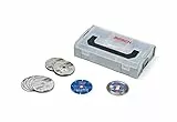 Bosch 9-teiliges 76mm-Disc Set in mini L-Boxx (für GWS-12V, Ø 76 mm, Professional Zubehör Winkelschleifer)