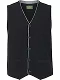 Charles Colby Herren Strickweste Kevan dunkelblau, 3XL (XXXL) - 64/66