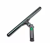Unger ErgoTec Ninja Träger (Breite 25 cm, Farbe Schwarz, leicht, stabil, mit 180°-Schwenkfunktion, mit Fixiertaste, Alu-Träger, Fensterabzieher, Glasreinigung) NI250