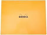 Rhodia 38200C Notizblock (DIN A3+, 42 x 31,80 cm, mikroperforiert, kariert, 80 Blatt) 1 Stück orange