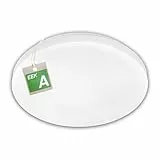 BRILONER - LED Deckenleuchte Effizienzklasse A, neutralweiße Lichtfarbe, 8W, 1700lm, 50.000h Licht, LED Lampe, Deckenlampe, Wohnzimmerlampe, Küchenlampe, Deckenbeleuchtung, Flurlampe, 29 cm, Weiß