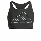 adidas Damen Big Bars Bikini Top, Black, XS