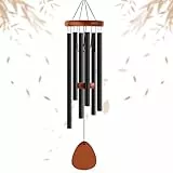 DONGDA Windspiele für Draußen Hängend, 6 Rohre Windspiel Metall Klangspiel Garten Glockenspiel Hängend Wind Chimes für Garten/Draußen