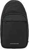 Tommy Hilfiger Herren Umhängetasche Repreve Sling Bag, Schwarz (Black), Einheitsgröße