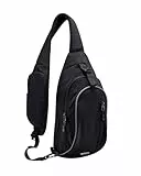 WATERFLY Brusttasche Schultertasche Umhängetasche Herren Klein Männerhandtasche Sling Bag Damen Tasche Messenger Crossbody Bag Crossbag für Outdoor-Sportarten Reise Radfahren Wandern