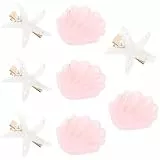 ULTECHNOVO Haaraccessoires Eleganter Perlenhaarschmuck aus Kunststoff 8 Stück mit Muschel und Seestern Design für Damen Geeignet für Hochzeit und Party