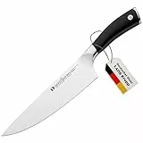 GROSSMAN® 002PF - Professional | Kochmesser 33,0 cm | Ultrascharfer Küchenmesser | Deutschem Edelstahl Klinge 19,5 cm | mit Ergonomischen Griff 13,5 cm (237 Gramm)