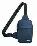 WATERFLY Umhängetasche Crossbody Brusttasche Schultertasche: Sling Bag Tasche Herren Klein Handtasche Crossover Crossbag Schulter Männer Handy Bauch Sportarten Wandern