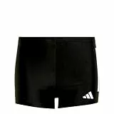 adidas Men's 3 Stripes Swim Boxers, Black/White, M