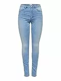 ONLY Damen Onlroyal Hw Sk Bb Bj13333 Noos Jeans, Light Blue Denim, M / 30L EU