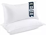 Utopia Bedding 2er Set Kissenfüllung 40 x 80 cm, Innenkissen Füllkissen Kopfkissen Sofakissen (Weiß)