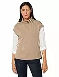 STREET ONE Damen A318648 Rollkragenshirt, Buff Sand, 42