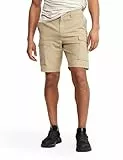 RevolutionRace Adventure Cargo Stretch Shorts für Herren, Leichte und Praktische Wandershorts, Khaki, M