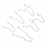 6PCS Halteklammer Scheinwerfer, 5ZHSFULLKIT Abblendlicht Halterung H1 / H3 / H4 / H7, Haltebügel Auto Scheinwerfer Birnenhaltefederklemme