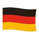 amscan Flagge Deutschland 3 x 5 Meter Polyester schwarz/rot/gelb
