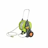 Amazon Basics Schlauchwagen mit Schlauch, 30 m, Grün/Grau