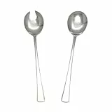 GRÄWE® Salatbesteck 2-tlg. Salatlöffel + Salatgabel Edelstahl, Serie Würzburg, L = 25 cm