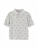 Name It Jungen Nmmvolo Ss Nreg Polo, Light Grey Melange, 116 EU