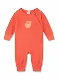 Sanetta Baby-Strampler orange Kugelfisch | Praktischer und bequemer Strampler aus Viskose-Baumwoll-Mix für Mädchen. Baby Overall