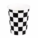 Boland 44748 - Party-Becher Racing, 10 Stück, 210 ml, Party-Geschirr, 100 % Papier, Geburtstag